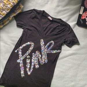 VS PINK Sparkle Tee